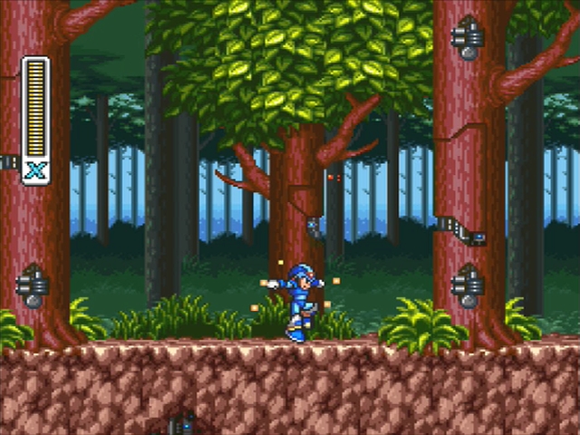 Mega Man X: Sting-Chameleon stage.