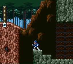 Mega Man X Sting Chameleon Heart Tank pit.