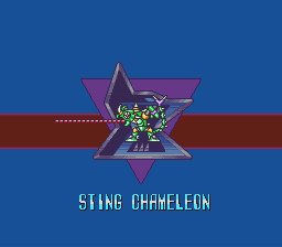 Mega Man X Sting Chameleon Title.