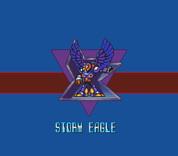 Mega Man X Storm-Eagle Title.