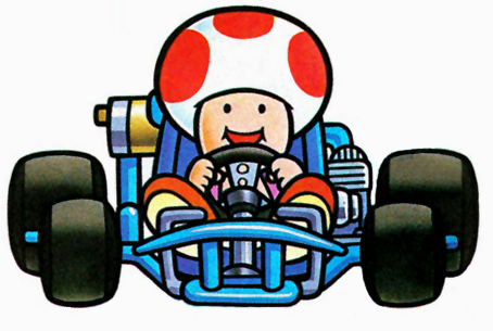 Super Mario Kart - Toad.