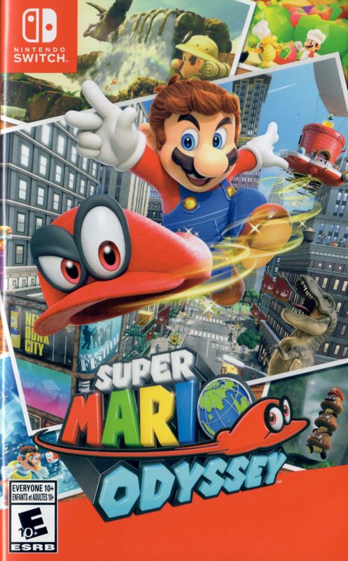 Switch® Super Mario Odyssey™ game box front.