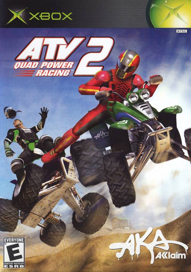 ATV: Quad Power Racing 2 Xbox game box front.