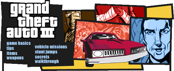 Grand Theft Auto III navigation banner.