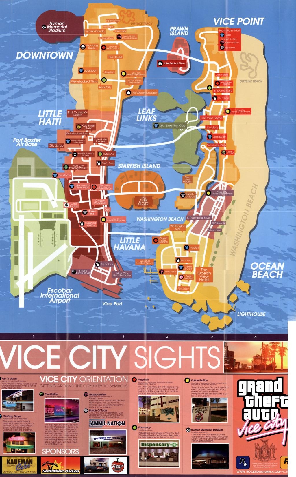 Grand Theft Auto Vice City™ map 2.