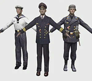 Kriegsmarine Officer (Dark Blue Uniform).