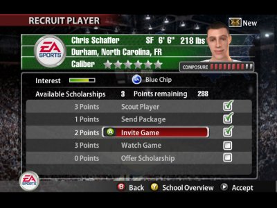NCAA 06 March Madness™ game action 2