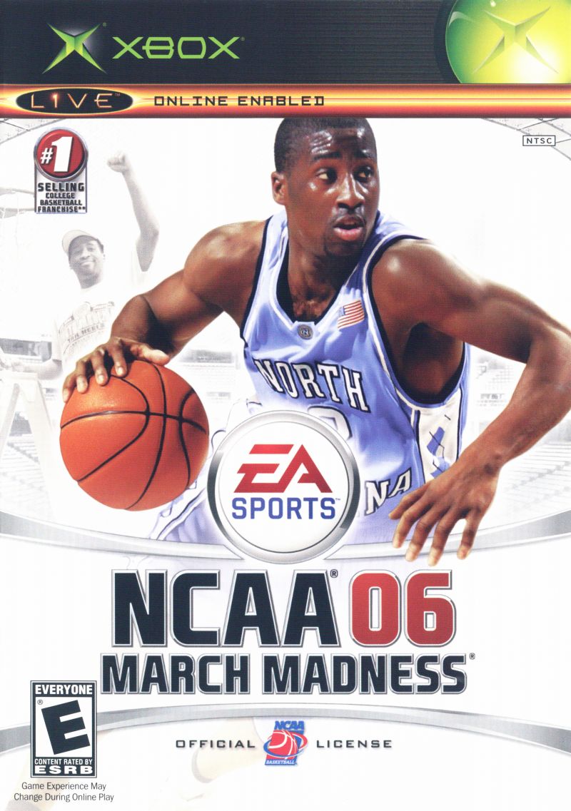 Original Xbox Game Console NCAA 06 March Madness™ game box front.