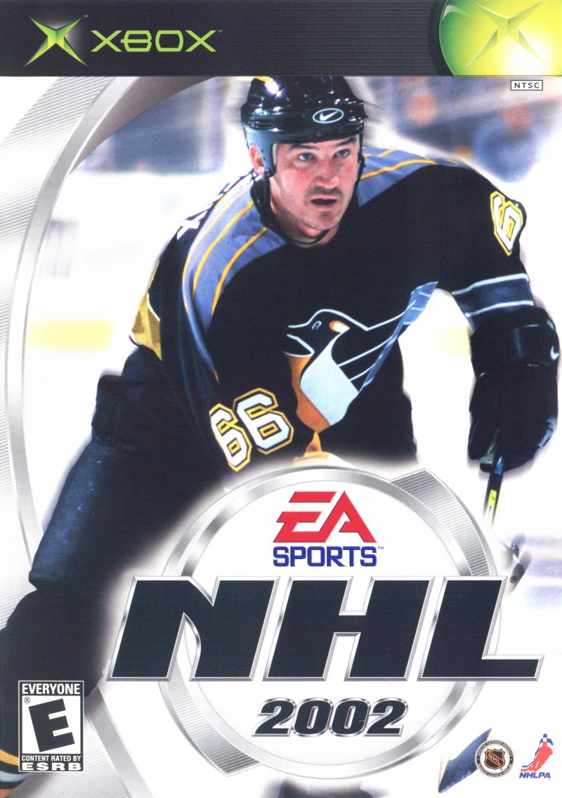Original Xbox Game Console NHL 2002 game box front.