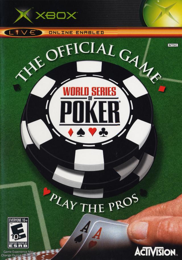 World Series of Poker Xbox game box front.