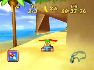 Diddy Kong Racing Crescent Island.