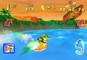 Diddy Kong Racing Pirate Lagoon.