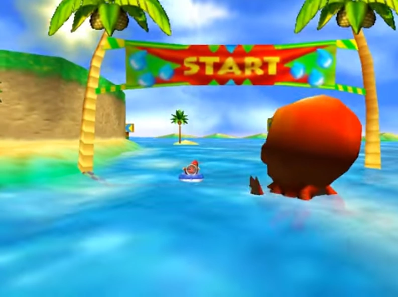 Diddy Kong Racing Bubbler's Course.