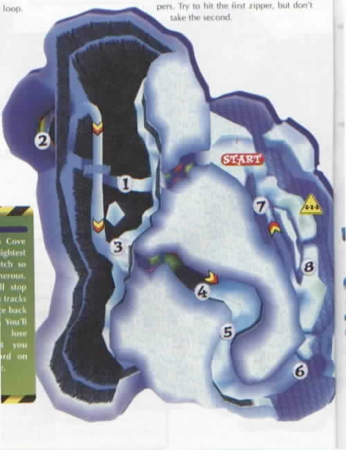 Diddy Kong Racing Walrus Cove map.