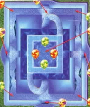 Diddy Kong Racing Icicle Pyramid (T.T. Trial) map.