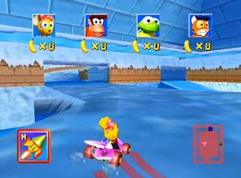 Diddy Kong Racing Icicle Pyramid (T.T. Trial).