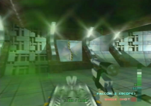 Perfect Dark Mission 4.3 Area 51 - Escape 01.