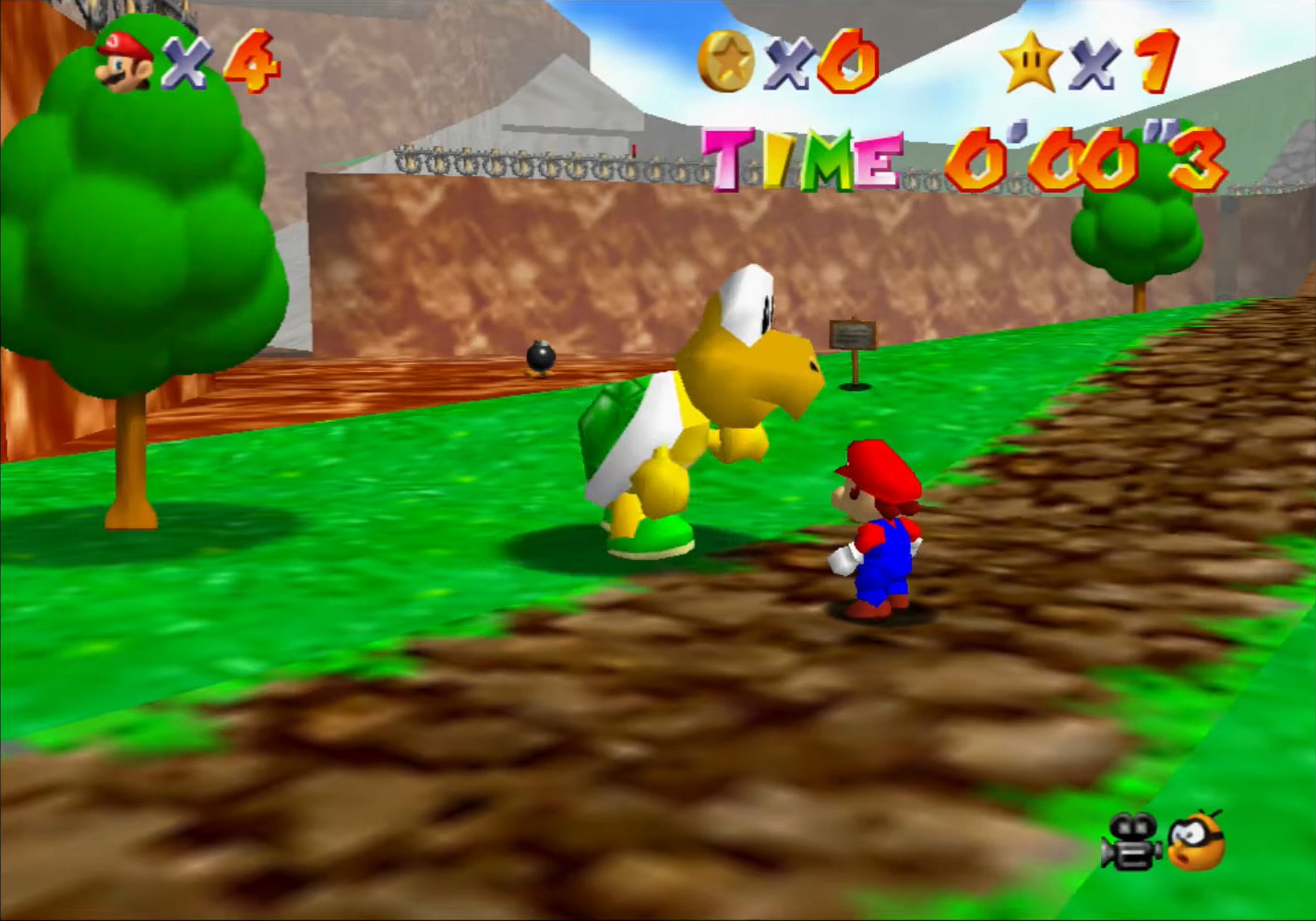 Super Mario 64 - 2. Footrace with Koopa the Quick - Bob-omb Battlefield 1.