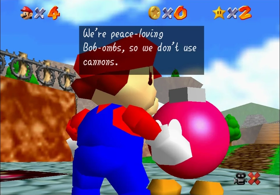 Super Mario 64 - 3. Shoot to the Island in the Sky - Bob-omb Battlefield 1.