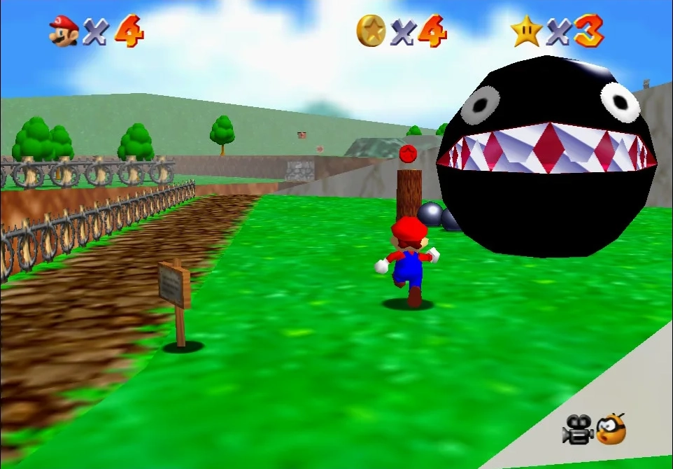 Super Mario 64 - 4. Find the 8 Red Coins - Bob-omb Battlefield 3.