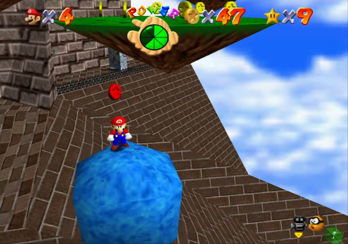 Super Mario 64 - 4. Red Coins on the Floating Isle - Whomp’s Fortress 2b.