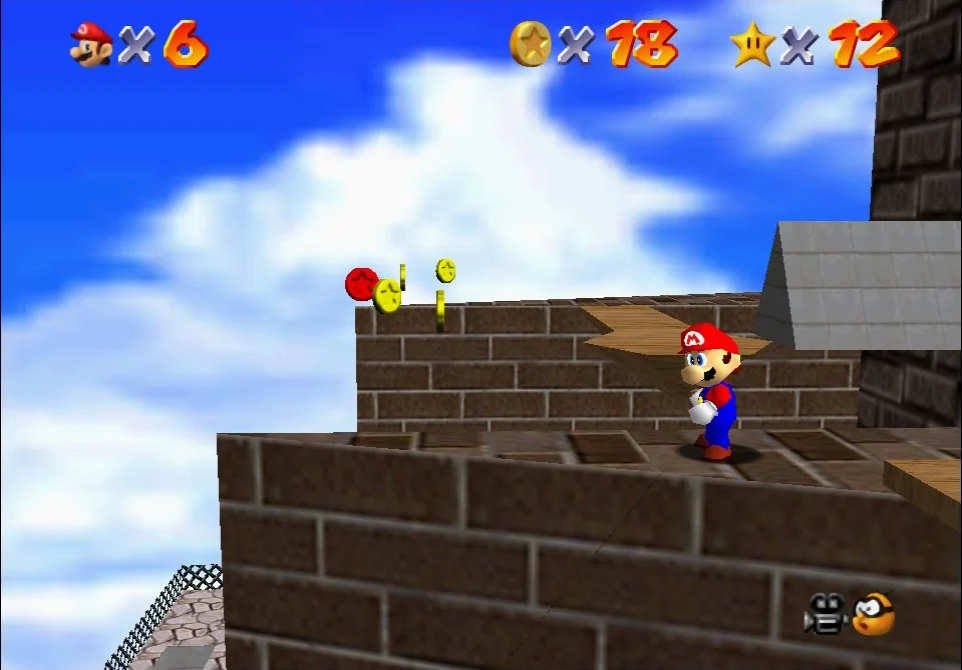 Super Mario 64 - 4. Red Coins on the Floating Isle - Whomp’s Fortress 6.