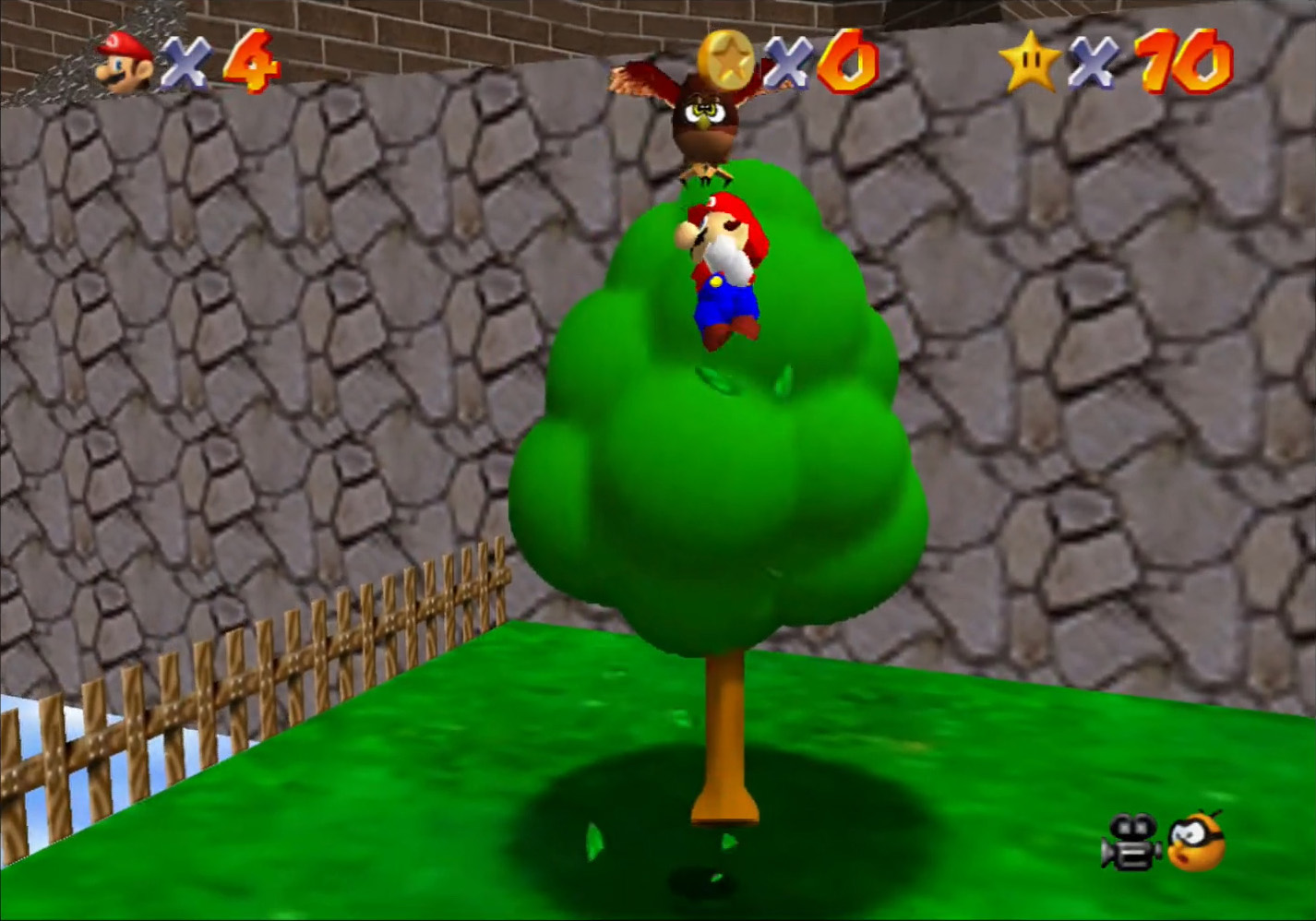 Super Mario 64 - 5. Fall onto the Caged Island - Whomp’s Fortress 1b.