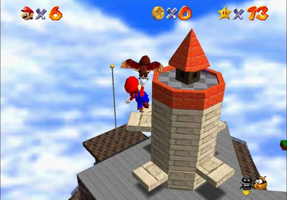 Super Mario 64 - 5. Fall onto the Caged Island - Whomp’s Fortress 2.