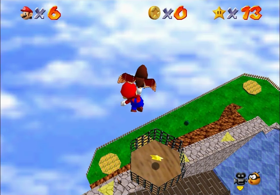 Super Mario 64 - 5. Fall onto the Caged Island - Whomp’s Fortress 3.