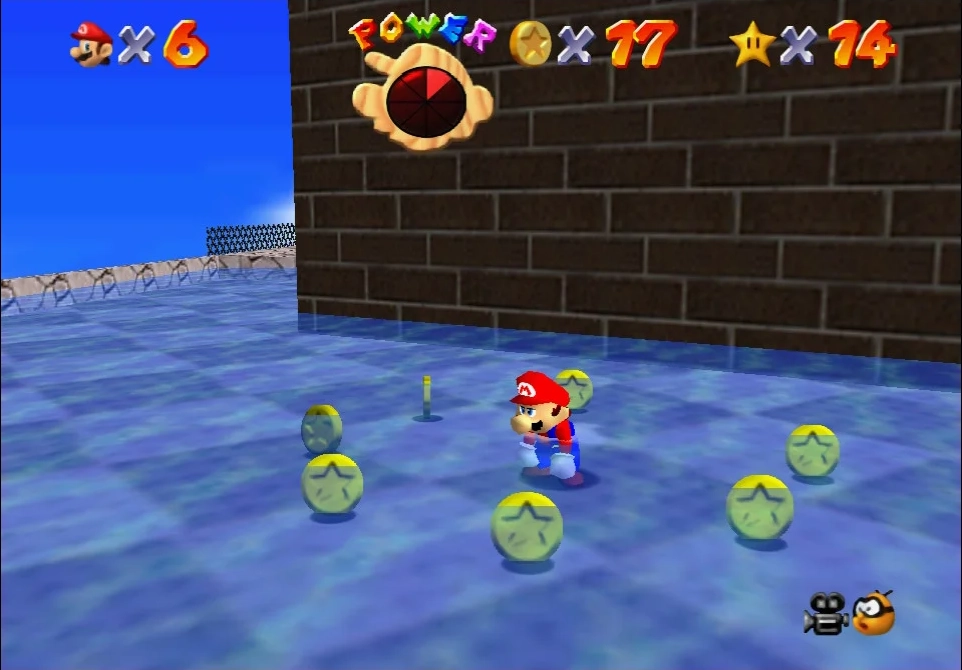 Super Mario 64 - 7. 100 Coins Star - Whomp’s Fortress 1.