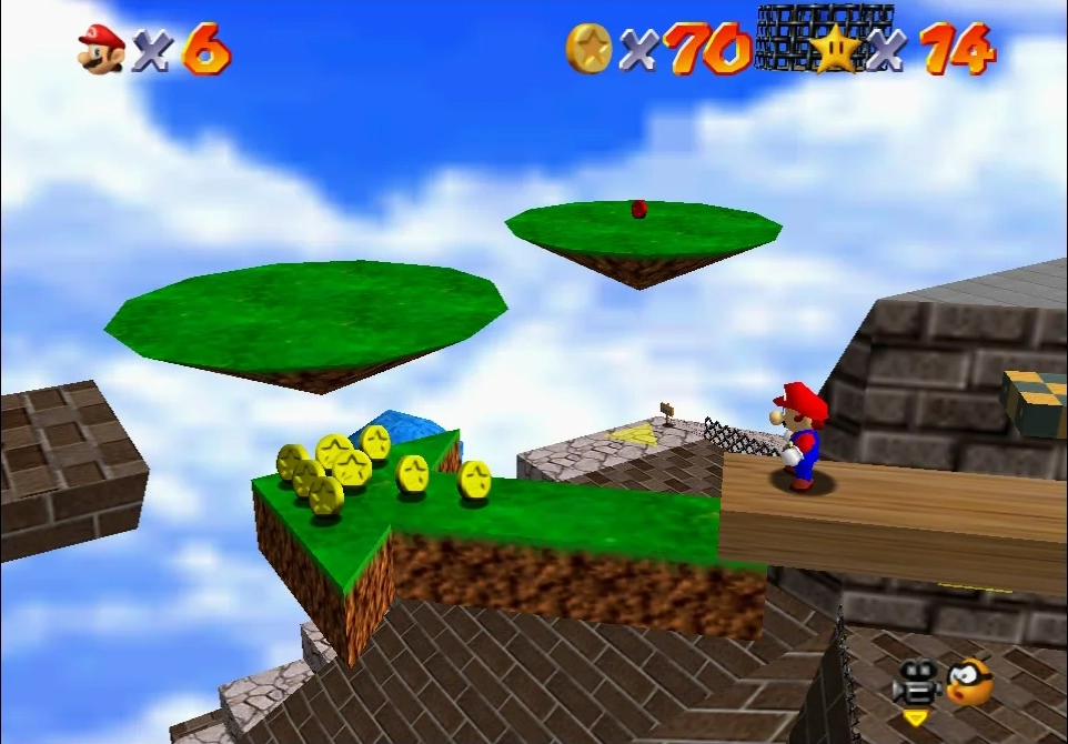 Super Mario 64 - 7. 100 Coins Star - Whomp’s Fortress 3.