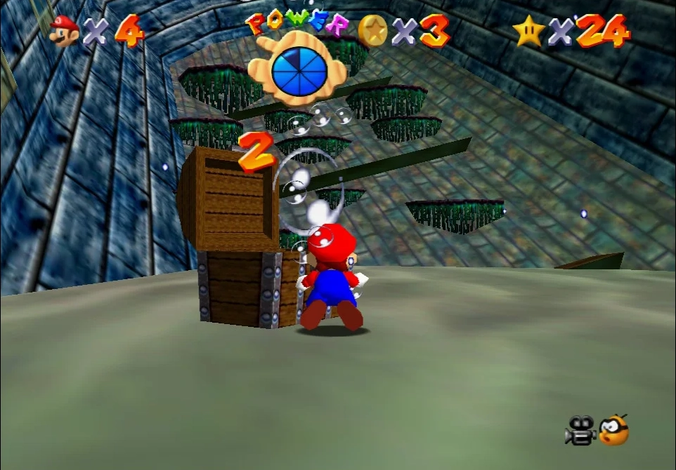 Super Mario 64 - 1. Plunder in the Sunken Ship - Jolly Roger Bay 3b.