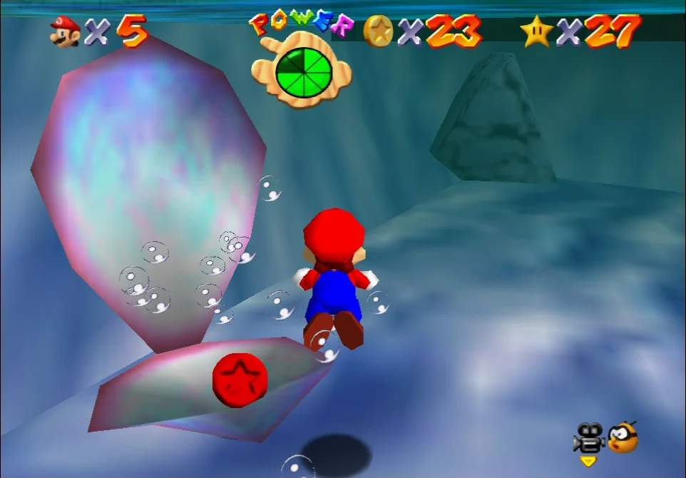 Super Mario 64 - 4. Red Coins on the Ship Afloat - Jolly Roger Bay 1.