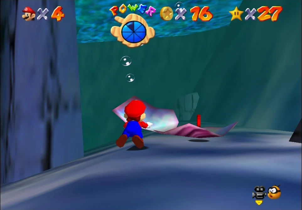 Super Mario 64 - 4. Red Coins on the Ship Afloat - Jolly Roger Bay 3.