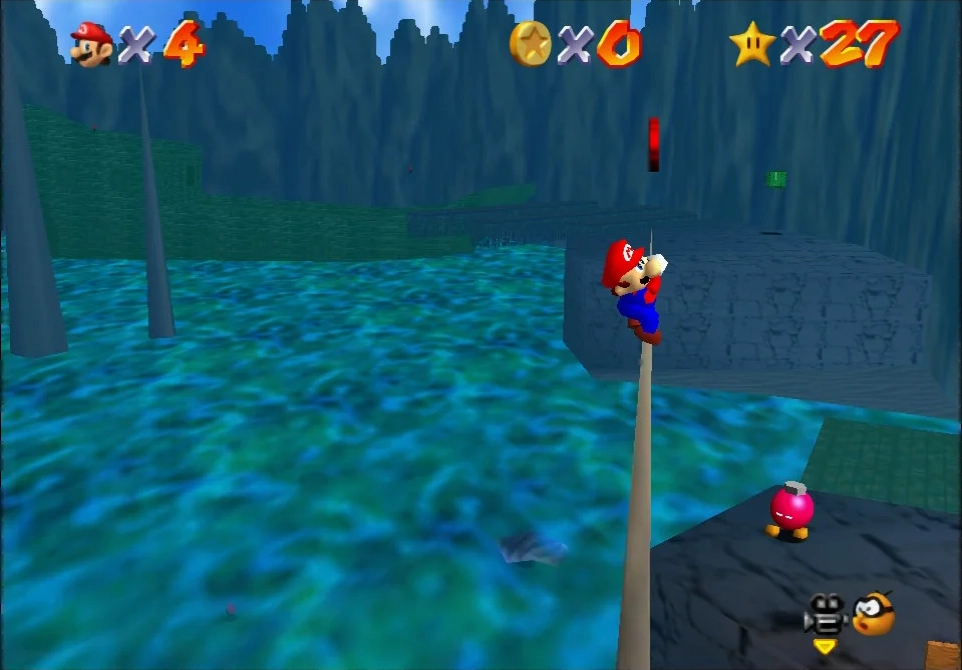 Super Mario 64 - 4. Red Coins on the Ship Afloat - Jolly Roger Bay 5.