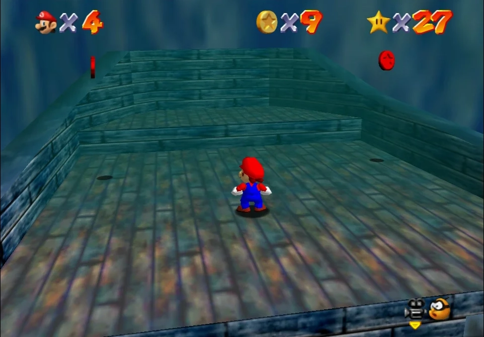 Super Mario 64 - 4. Red Coins on the Ship Afloat - Jolly Roger Bay 7 - 8.