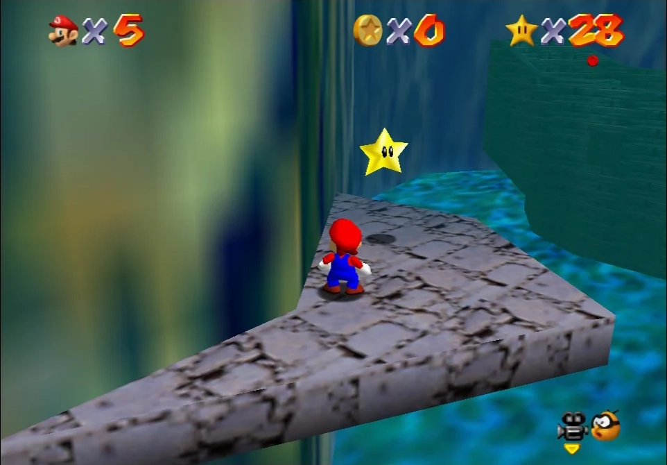 Super Mario 64 - 5. Blast to the Stone Pillar - Jolly Roger Bay 3.