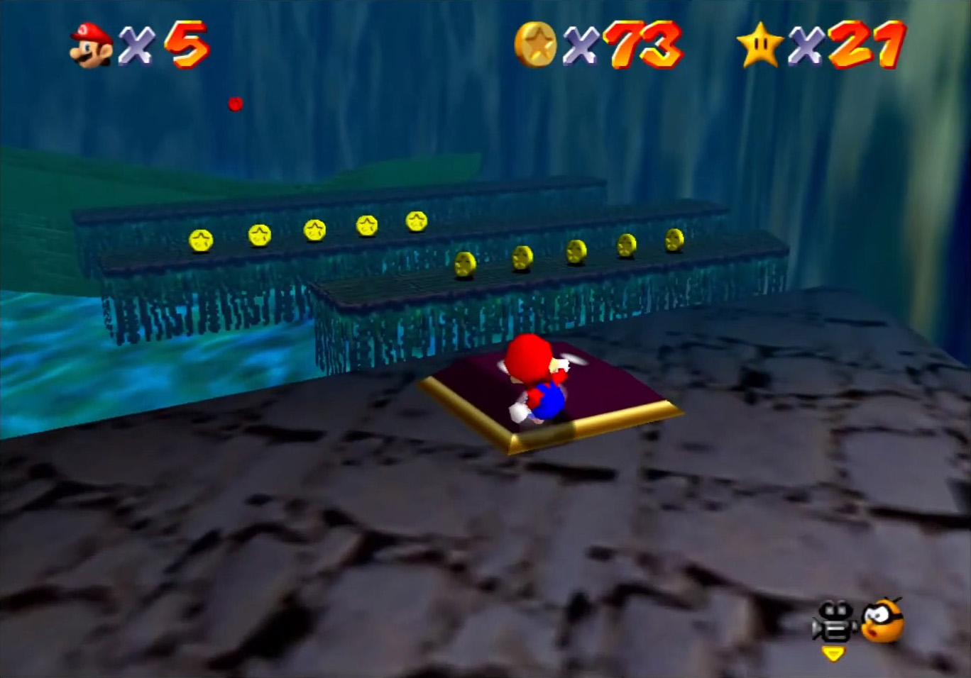 Super Mario 64 - 7. 100 Coins Star - Jolly Roger Bay 1.