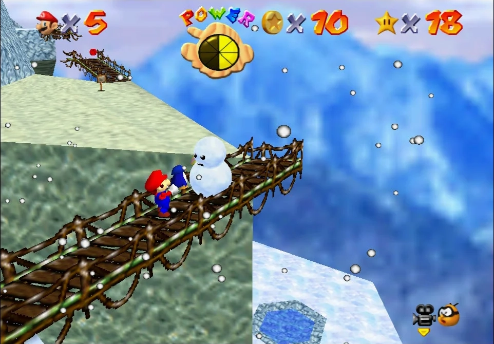 Super Mario 64 - 2. Li’l Penguin Lost - Cool, Cool Mountain 3.