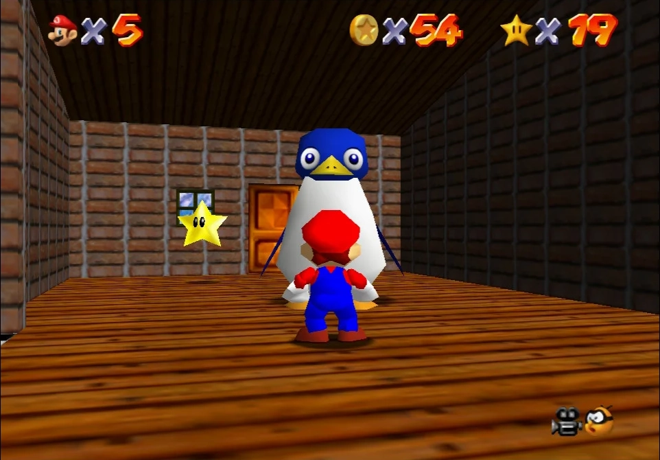 Super Mario 64 - 3. Big Penguin Race - Cool, Cool Mountain 3.