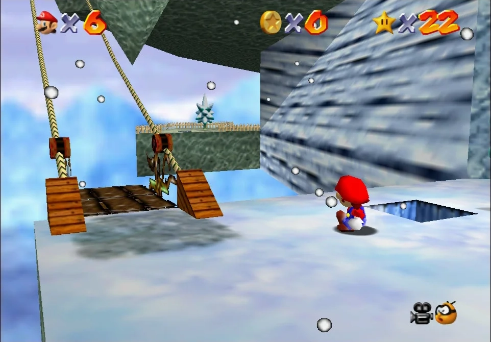 Super Mario 64 - 6. Wall Kicks will Work - Cool, Cool Mountain 2.