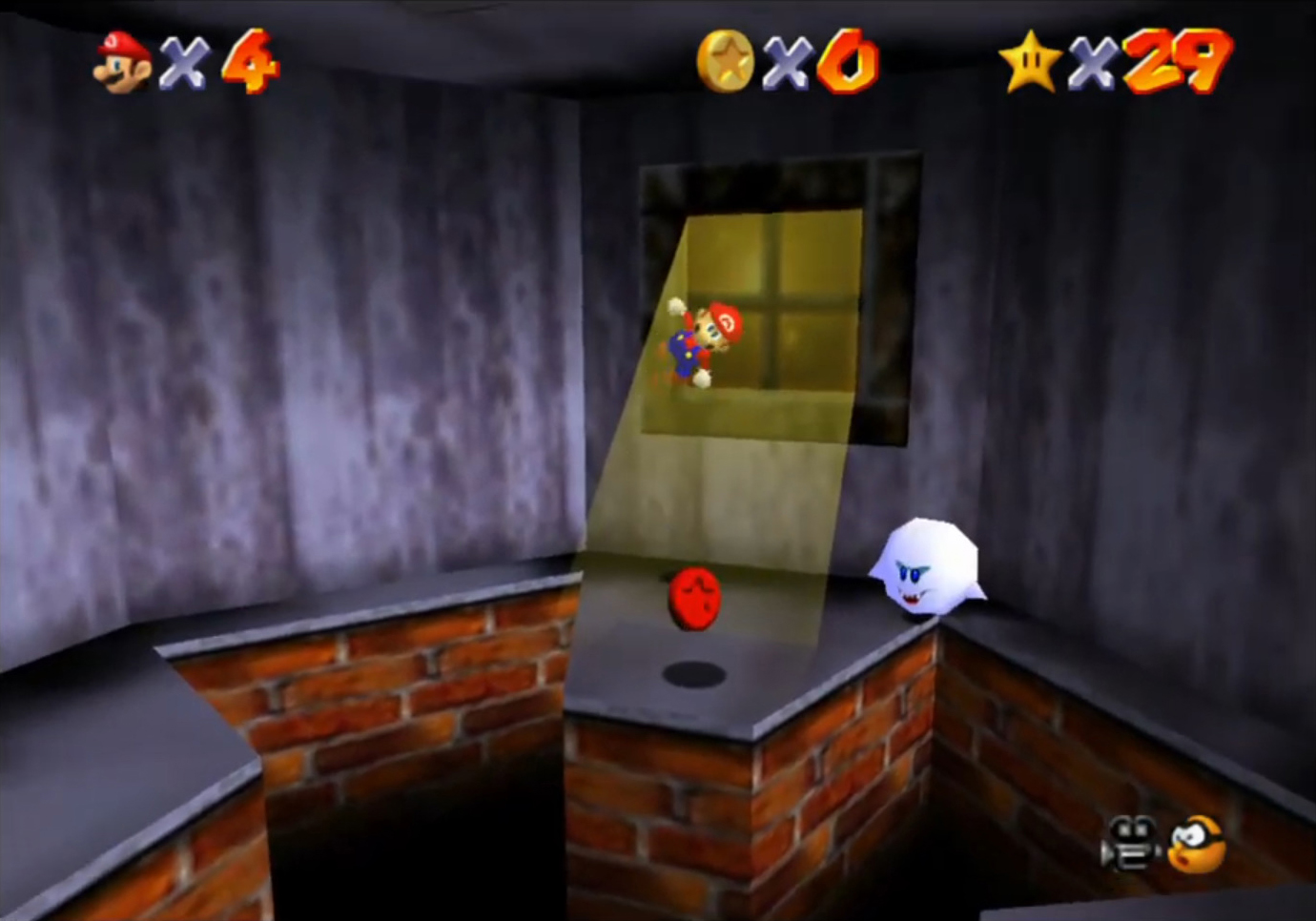 Super Mario 64 - 1. Go on a Ghost Hunt - Big Boo's Haunt 4.