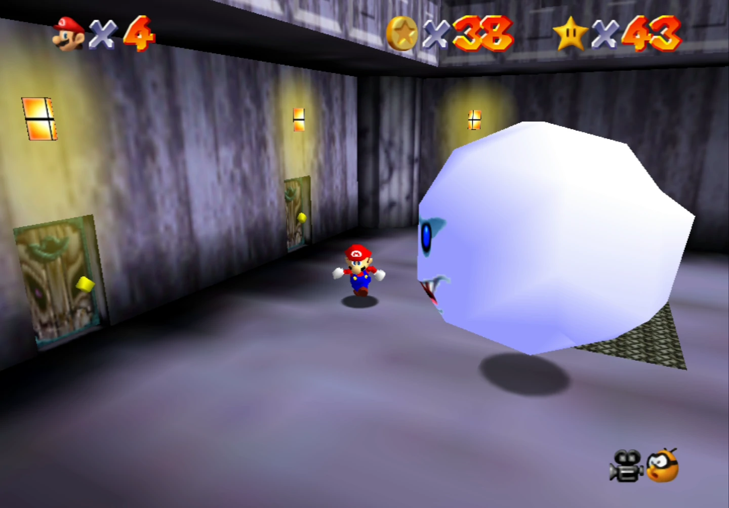 Super Mario 64 - 1. Go on a Ghost Hunt - Big Boo's Haunt 4.