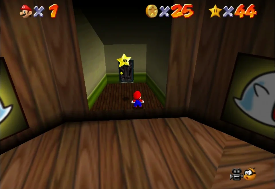 Super Mario 64 - 2. Ride Big Boo’s Merry-Go-Round - Big Boo's Haunt 3.