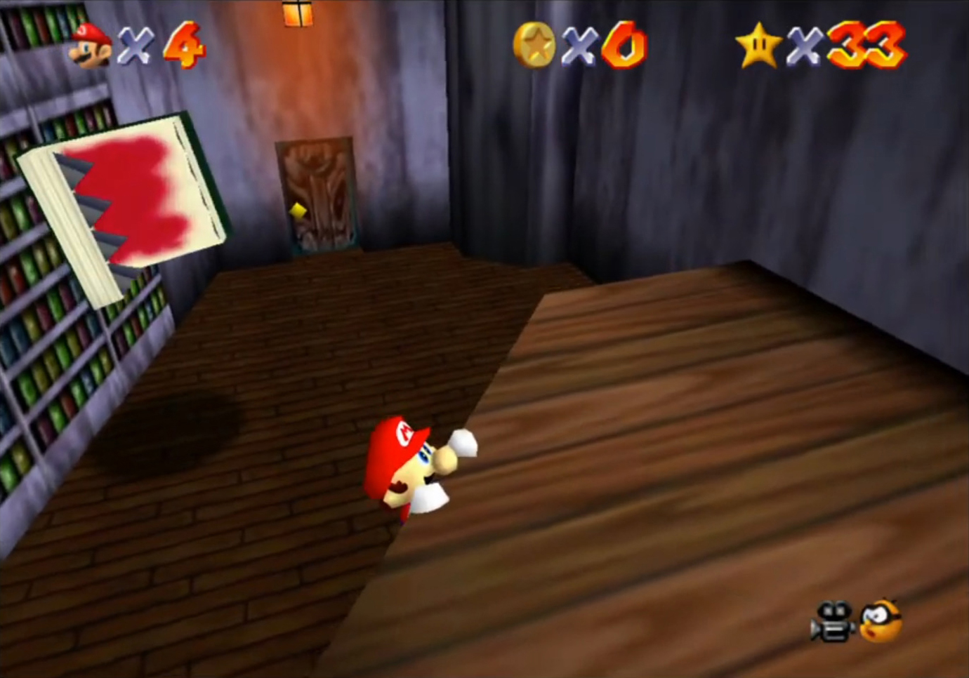 Super Mario 64 - 5. Big Boo’s Balcony - Big Boo's Haunt 1.