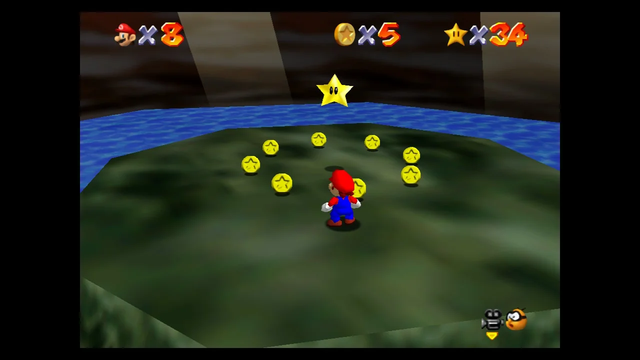 Super Mario 64 - 1. Swimming Beast in the Cavern - Hazy Maze Cave 4.