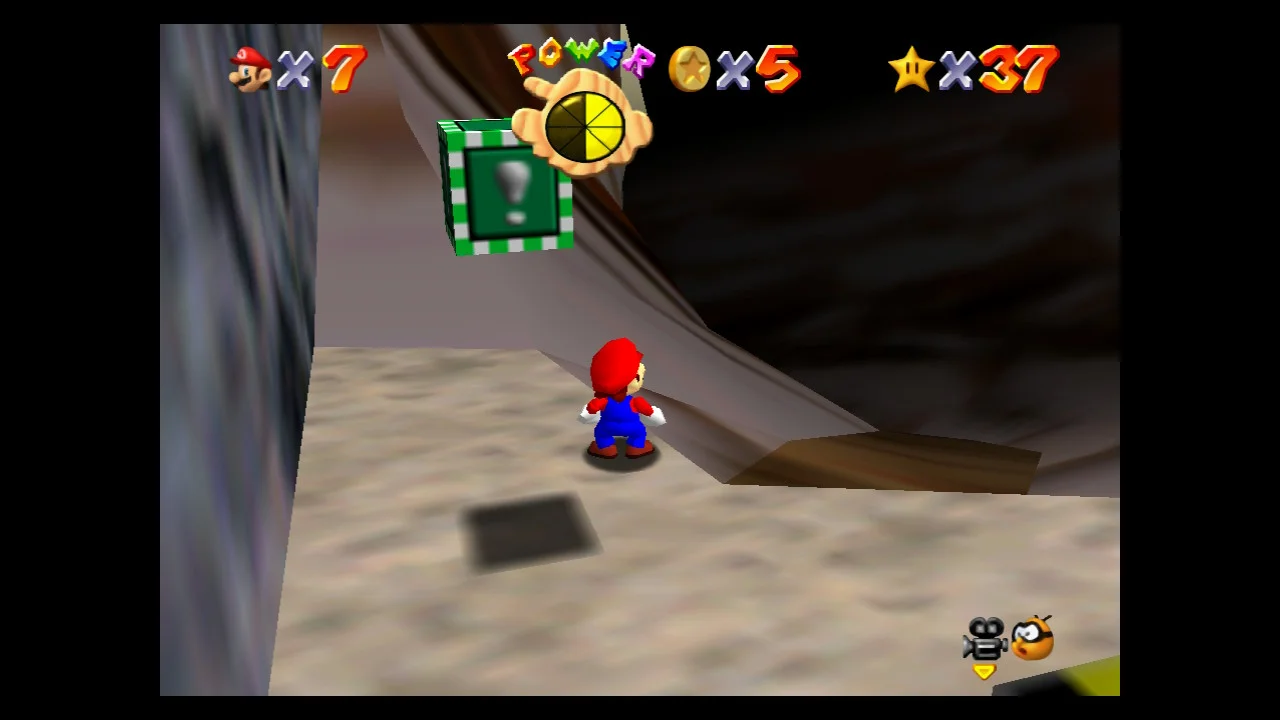 Super Mario 64 - 3. Metal-Head Mario Can Move! - Hazy Maze Cave 2.