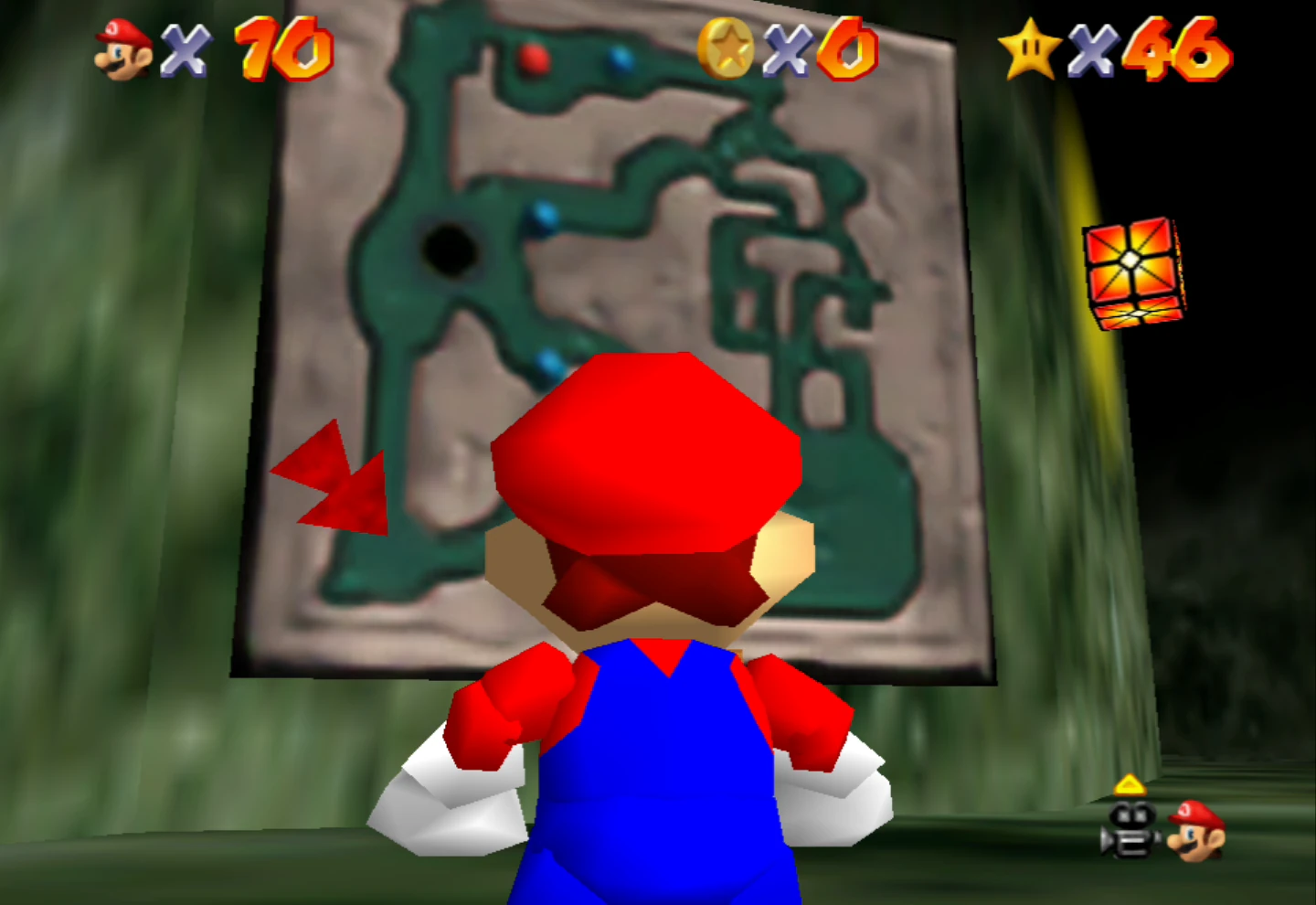 Super Mario 64 - 5. A-Maze-ing Emergency Exit - Hazy Maze Cave 2.