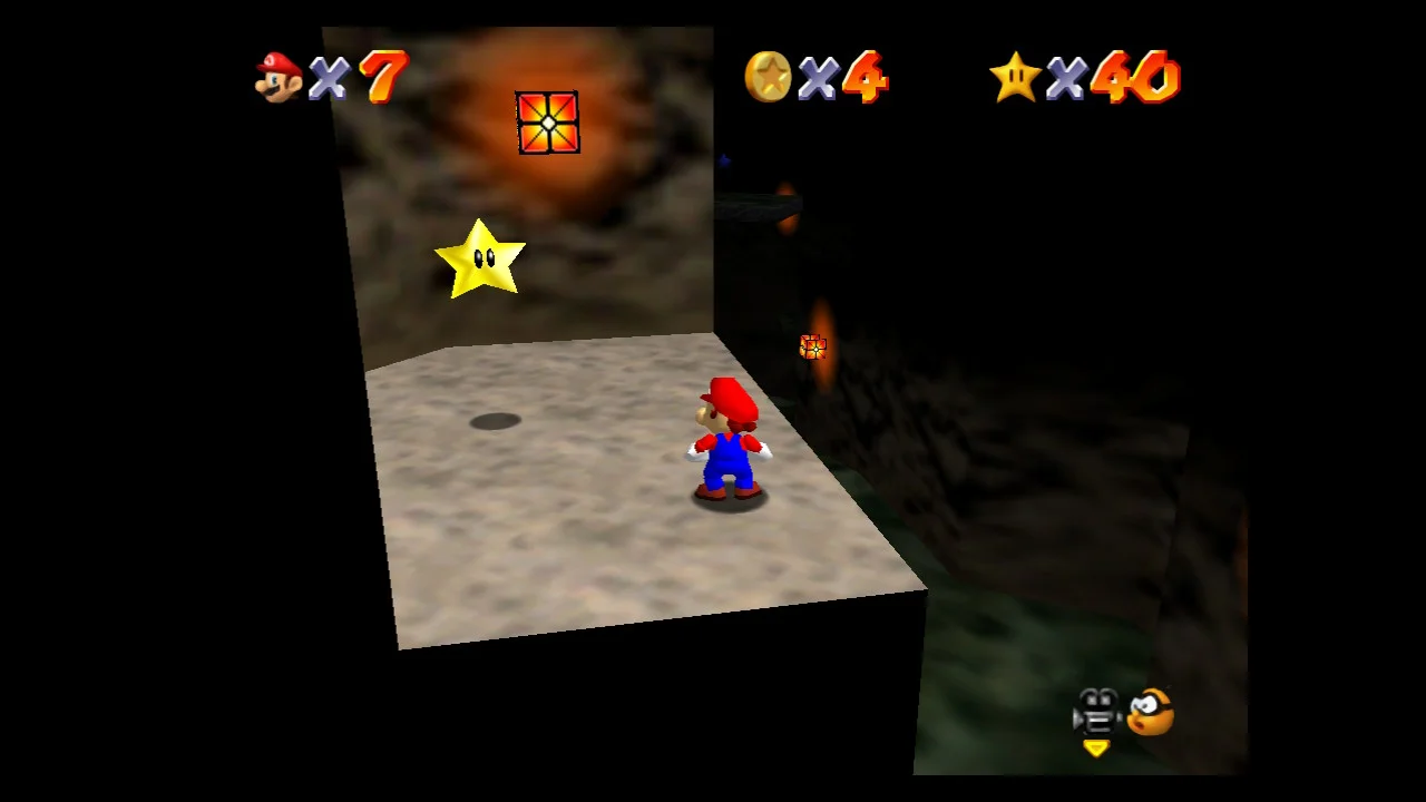 Super Mario 64 - 6. Watch for the Rolling Rocks - Hazy Maze Cave 3.