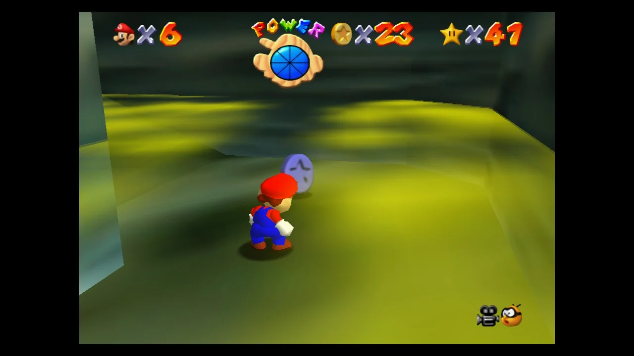 Super Mario 64 - 7. 100 Coins Star - Hazy Maze Cave 1.